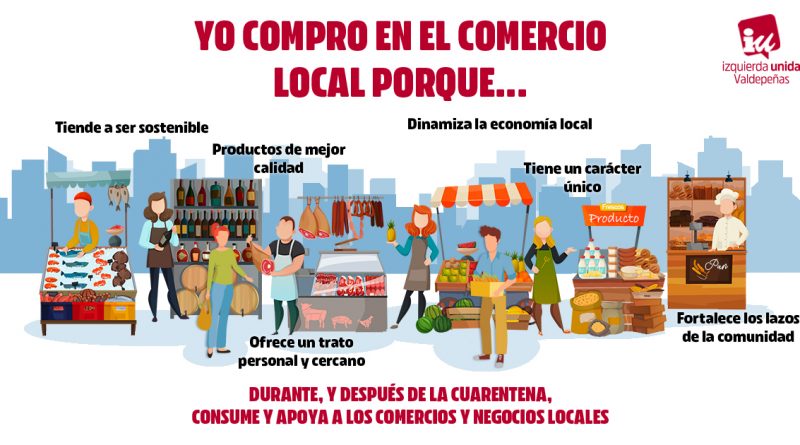 Apoya y compra en el pequeño comercio local